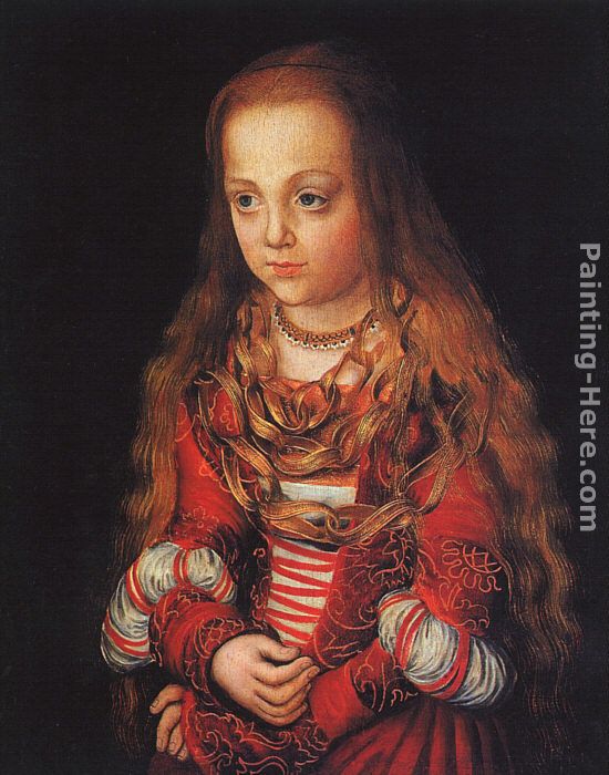 A Princess of Saxony painting - Lucas Cranach the Elder A Princess of Saxony art painting